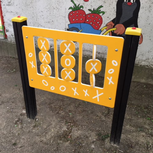 Morpion Géant D’Extérieur 120x120 Cm – Jeu De Tic Tac Toe Gonflable Avec 6 Pions – Sac De Transport Inclus – Idéal Jardin, Plage, Anniversaire